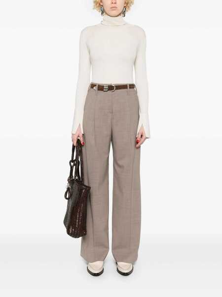 Pantaloni P.A.R.O.S.H. Beige Lille pants Beige Femei (BM 15420340) 2