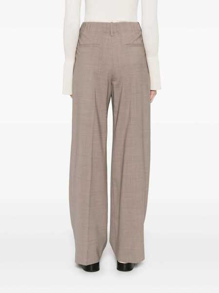 Pantaloni P.A.R.O.S.H. Beige Lille pants Beige Femei (BM 15420340) 4