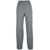 Fabiana Filippi BISTRETCH WOOL JOGGING TROUSERS WITH FILO DIAMANTE Gray