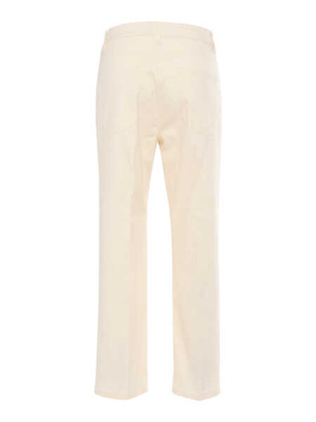 Pantaloni Fabiana Filippi COTTON GABARDINE 5 POCKET TROUSERS White Femei (BM 15420421) 2