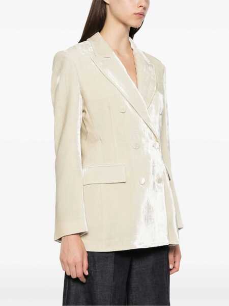 Paltoane P.A.R.O.S.H. JACKET Beige Femei (BM 15420457) 3
