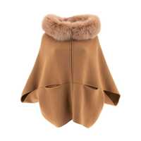 Geci GIOVI Giovi Wool And Cashmere Poncho Femei
