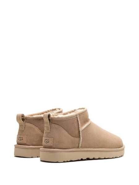 Bocanci UGG Beige Ultra Mini Boots In Suede Woman Beige Femei (BM 15424855) 3