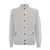 Kangra KNITTED JACKET WITH BUTTONS AND POCKETS Gray