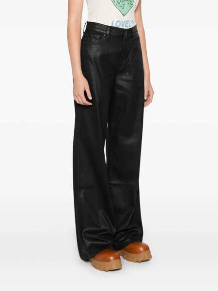 Blugi evazati 7 For All Mankind LOTTA Jet Setter Black Black   Femei (BM 15426469) 3