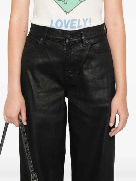 Blugi evazati 7 For All Mankind LOTTA Jet Setter Black Black   Femei (BM 15426469) 5