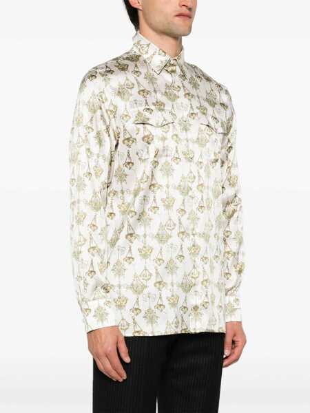 Topuri Givenchy Givenchy Shirts CREAMOCHRE Barbati (BM 15428542) 3