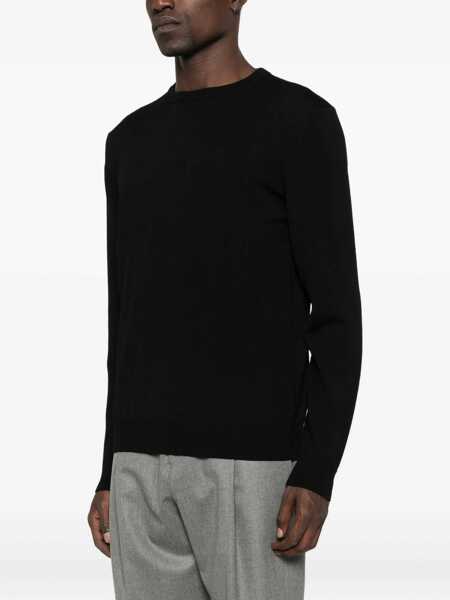 Pulovere Daniele Fiesoli Daniele Fiesoli Black Wool Crewneck Sweater Black Barbati (BM 15429112) 3
