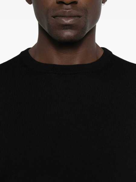 Pulovere Daniele Fiesoli Daniele Fiesoli Black Wool Crewneck Sweater Black Barbati (BM 15429112) 5