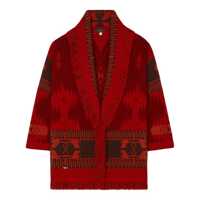 Cardigane Alanui Patterned-Jacquard Cashmere Cardigan Femei