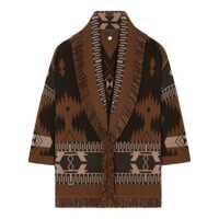 Cardigane Alanui Patterned-Jacquard Cashmere Cardigan Femei