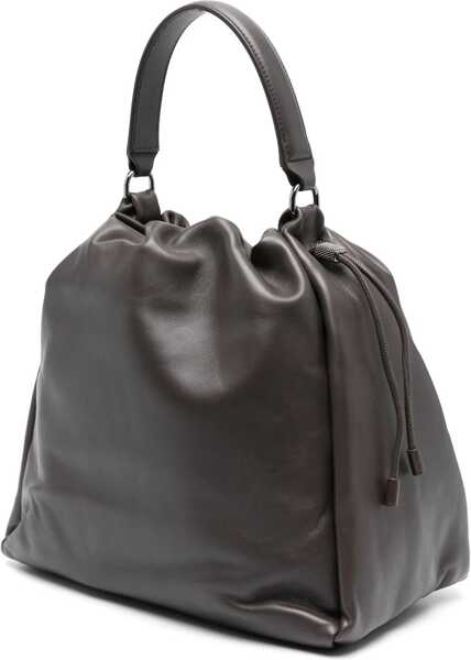 Genti de umar Brunello Cucinelli Shoulder Bag TESTA MORO Femei (BM 15435523) 3