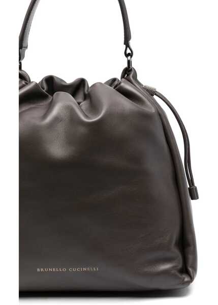 Genti de umar Brunello Cucinelli Shoulder Bag TESTA MORO Femei (BM 15435523) 4