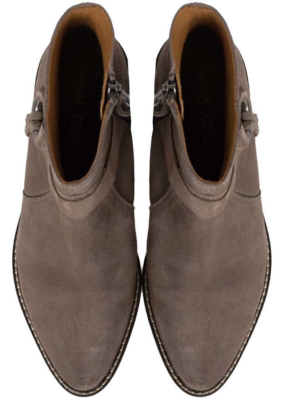 Papuci Geox Teoclea D25QBA Brzowy Femei (BM 15436210) 5