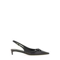 Pantofi cu toc Dolce & Gabbana Black Leather Pumps Femei