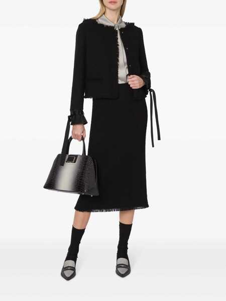 Fuste Alberta Ferretti Knitted skirt Gray Femei (BM 15444964) 2