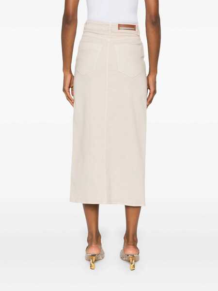 Fuste Lorena Antoniazzi DENIM SKIRT Beige Femei (BM 15445033) 4