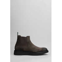 Bocanci Green George Combat Boots Barbati