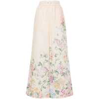 Pantaloni scurti Zimmermann Halliday Floral Palazzo Trousers Femei