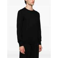Pulovere Dolce & Gabbana pentru Barbati - Pulovere Dolce & Gabbana Black Sweater With Tonal Signature Logo In Silk Man Black Barbati (BM 15458506) - B-mall.ro