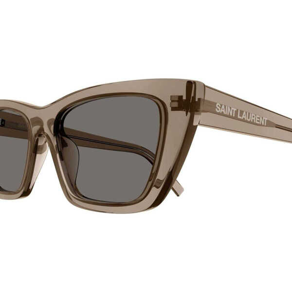 Ochelari de soare Saint Laurent Saint Laurent Eyewear Sunglasses BROWN Femei (BM 15463177) 3