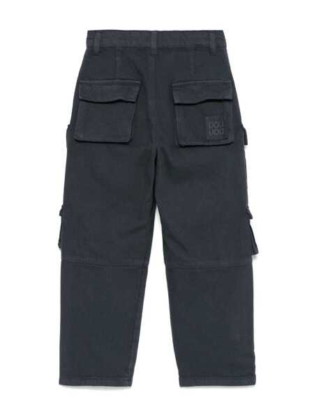 Pantaloni casual Dou-Uod TROUSERS Blue Fete (BM 15464791) 2