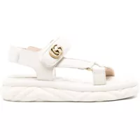 Sandale Gucci Leather Double G Sandals* Femei