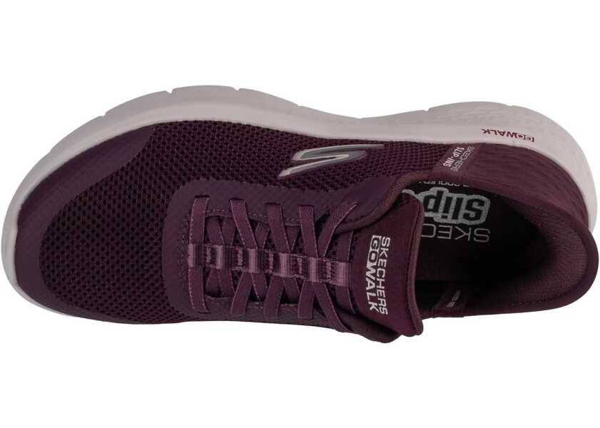 Sneakers SKECHERS Slip-Ins: GO WALK Flex - Grand Entry Burgundy Femei (BM 15465421) 3