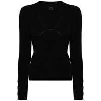 Topuri Pinko Rabbocco Knitted Wool-Blend Top Femei