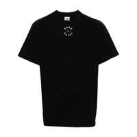Tricouri Saint M×××××× Logo Cotton T-Shirt Barbati