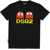 DSQUARED2 Pac-Man Crewneck T-Shirt Cool Fit Printed Black