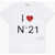 N&deg;21 Kids Cotton Crew-Neck T-Shirt With Logo White