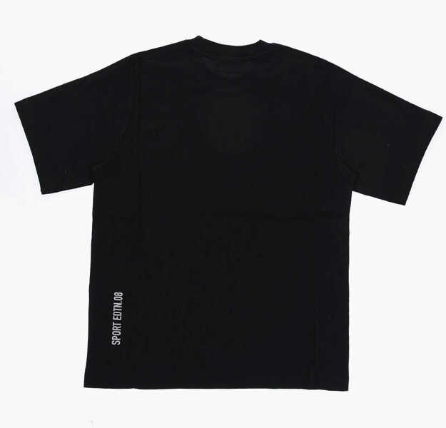 Tricouri DSQUARED2 Crewneck T-Shirt Slouch Fit Printed Black Baieti (BM 15483928) 3