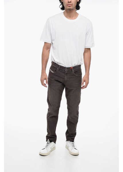 Blugi drepti Diesel Corduroy 2019 D-Strukt Denims L.32 Brown Barbati (BM 15484042) 4