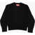 Diesel Solid Color Wool Blend Kareesa Crew-Neck Sweater Black