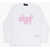 DSQUARED2 Long Sleeved Renny Fit Crew-Neck T-Shirt White