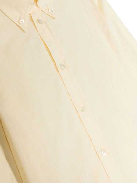 Camasi Gucci Cotton Button-Down Shirt Yellow Baieti (BM 15484315) 3