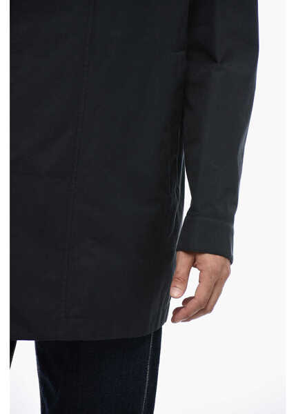 Camasi casual CORNELIANI Long Overshirt With Hidden Placket Black Barbati (BM 15484645) 3