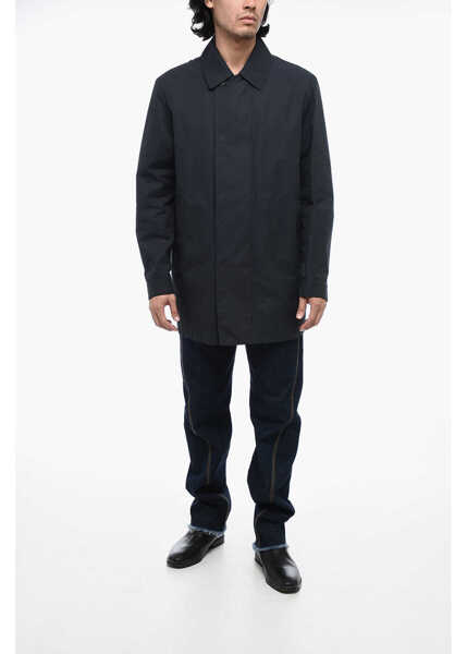 Camasi casual CORNELIANI Long Overshirt With Hidden Placket Black Barbati (BM 15484645) 4