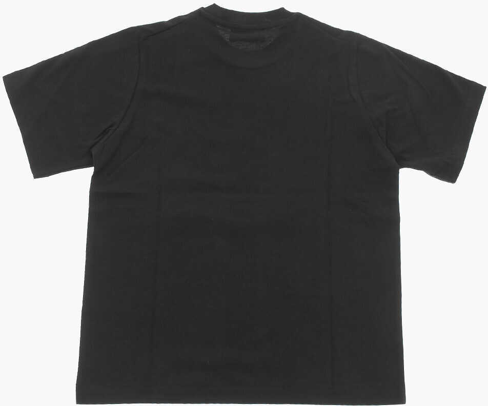 Tricouri DSQUARED2 Cotton Crewneck T-Shirt With Print Black Baieti (BM 15484894) 3