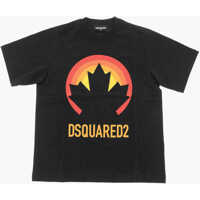 Tricouri Cotton Crewneck T-Shirt With Print Baieti