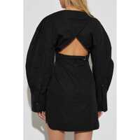 Rochii Dama - Rochii JACQUEMUS Jacquemus La Robe Chemise Casaco Dress Black Femei (BM 15485860) - B-mall.ro