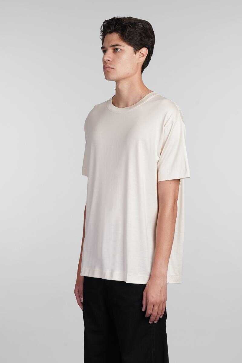 Tricouri LEMAIRE Lemaire T-Shirt Beige Barbati (BM 15486226) 4
