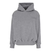 Bluze de trening Grey Hoodie With Tonal Logo Print In Cotton Woman Femei