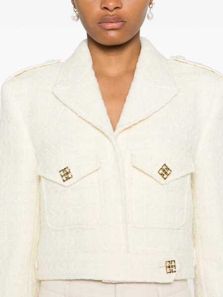 Geci Givenchy Givenchy Jackets And Vests Beige Femei (BM 15488470) 5