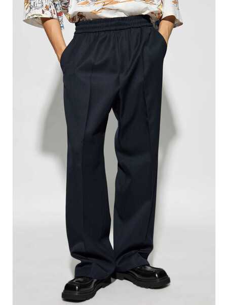 Pantaloni Golden Goose Golden Goose Wool Jogging Pants BLUE Barbati (BM 15489196) 3