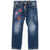 DSQUARED2 Pac-Man Embroidered Clement Jeans Blue