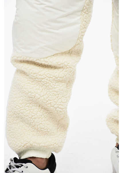 Pantaloni casual Ermenegildo Zegna Pile-Borg Wool Quilted Pants With Zipped Hem White Barbati (BM 15492082) 3