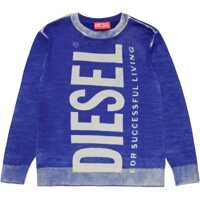 Pulovere Acid Wash Effect Klarence Crew-Neck Sweater Baieti