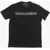 DSQUARED2 Cotton Crewneck T-Shirt With Contrast Logo Black